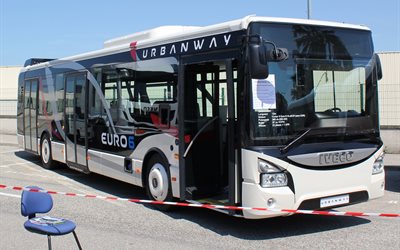 2015, iveco, المعرض, urbanway, الحافلات