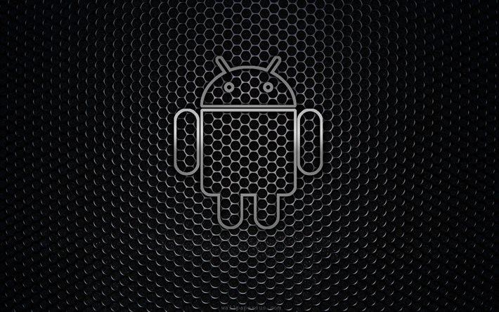 android, mesh, logo