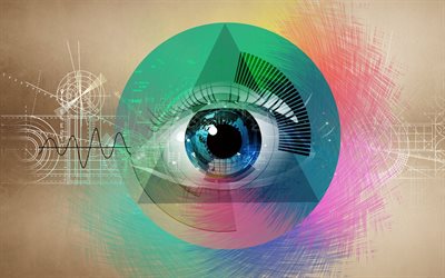 gözler, soyutlama, figür