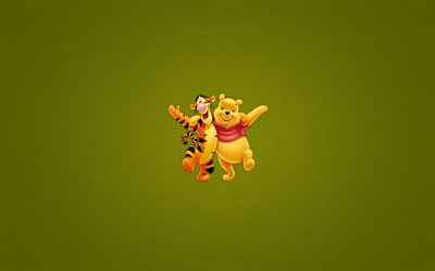 winnie-the-pooh, los personajes de winnie the pooh, el minimalismo