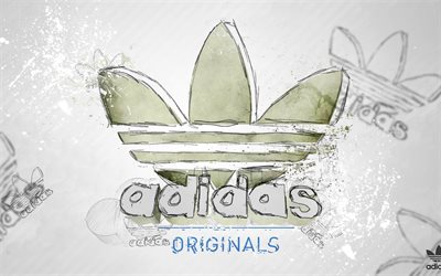 adidas, logo, glauben sie, minimalism