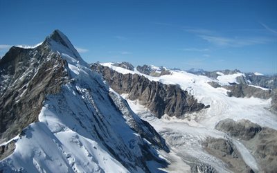 alps, 눈, 스위스, matterhorn