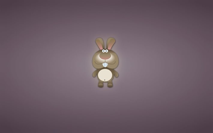rabbit, minimalism, critter