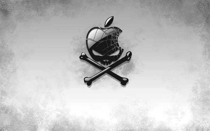 apple, epl, l'emblème, le hackintosh