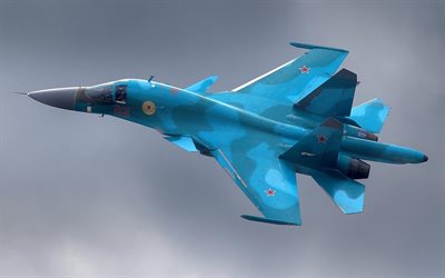 su-34, fighter-bomber, sukhoi