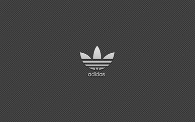 logo, hintergrund grau, adidas
