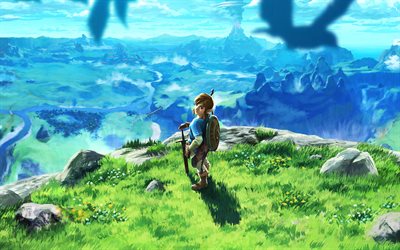 La Leyenda De Zelda Aliento De La Wilk, arte, juegos de 2017