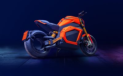 2022, Verge TS, electric motorcycle, exterior, side view, electric vehicle, Verge Motorcycles