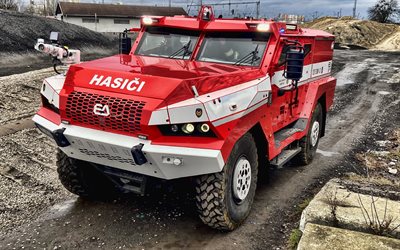 TATRA CV-40 TRITON, fire truck, special equipment, fire TATRA, special services, Triton 4x4, fire fighting, Czech trucks, TATRA