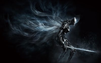 Cavaliere nero, 5k, Dark Souls 3, guerrieri, azione, Dark Souls III