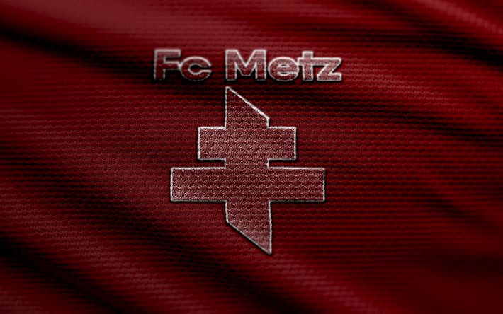 logotipo de tela fc metz, 4k, fondo de tela roja, ligue 1, bokeh, fútbol, logotipo de fc metz, fútbol americano, fc metz emblem, fc metz, club de fútbol francés, metz fc