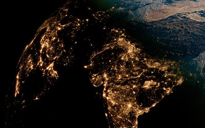 أفريقيا, أوروبا, 4k, القارات, أضواء الليل, 3d earth globe, الأرض من الفضاء, الخيال العلمي, ناسا, الكرة الأرضية, الأرض الأرض من الفضاء, أرض, كرات ثلاثية الأبعاد, الكون, كرة الأرض