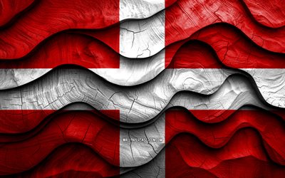 4k, drapeau de savoy, provinces de france, drapeaux d'ondes 3d en bois, jour de savoie, france, drapeau en bois de savoy, europe, provinces françaises, savoie