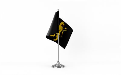 4k, ceredigion tischflagge, weißer hintergrund, ceredigion  flagge, tischflagge von ceredigion, grafschaft wales, ceredigion  flagge auf metallstab, flagge von ceredigion, wales, ceredigion