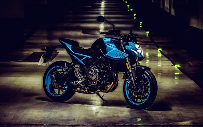 4k, Suzuki GSX-8S, darkness, 2023 bikes, superbikes, HDR, Blue Suzuki GSX-8S, 2023 Suzuki GSX-8S, japanese motorcycles, Suzuki