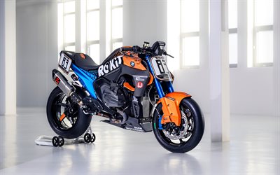 BMW R 1300 R Superhooligan, 4k, studio, 2026 bikes, superbikes, 2026 BMW R 1300 R, BMW Motorrad, german motorcycles, BMW