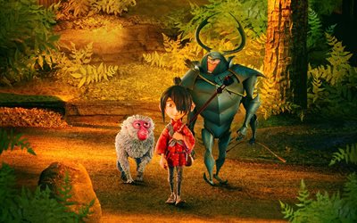 Kubo, characters, animation, 2016, Kubo and the Two Strings