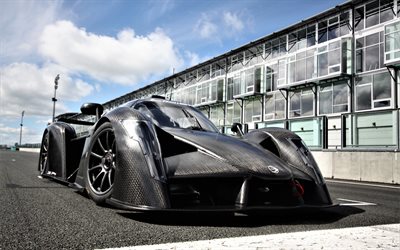 Ligier JS P4, 4k, hypercars, 2022 cars, supercars, raceway, 2022 Ligier JS P4, Ligier