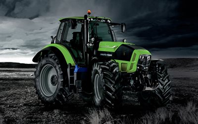Deutz-Fahr 7250 TTV, front view, exterior, tractor, new Deutz-Fahr 7250, agricultural machinery, tractors, Deutz-Fahr