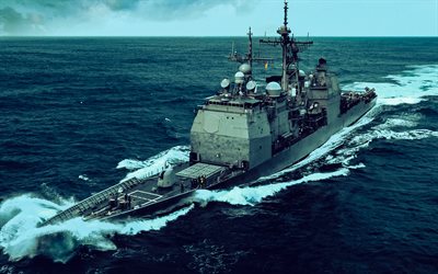 USS Robert Smalls, CG-62, US Navy, USS Chancellorsville, American guided-missile cruiser, warships, USA, Ticonderoga-class