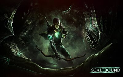 game, poster, scalebound