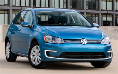 electric cars, limited edition, volkswagen, e-golf, 2016, hatchbacks, the e-golf