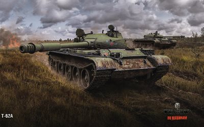 stridsvagnar, världen av stridsvagnar, t-62a