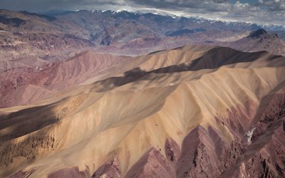 montanhas, kala, bamiyan, deserto, afeganistão, bamyan