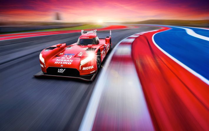 En 2015, la piste, nissan, voitures de sport, vitesse