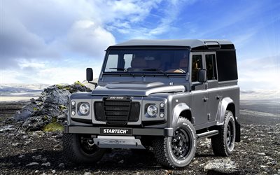 land rover, suv, sixty8, defender, startech, 2015, tuning, difensore