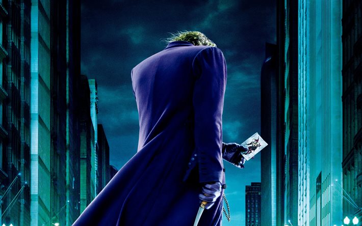 Joker, 4k, DC Comics, Il Cavaliere Oscuro