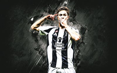 Kenan Yildiz, Juventus FC, Turkish football player, attacking midfielder, white stone background, grunge art, Italy, Serie A, football