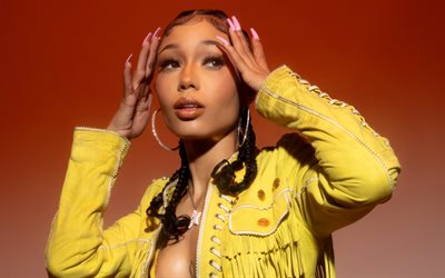 Coi Leray, 4k, american singer, music stars, beauty, american rappers, Brittany Collins, american celebrity, Coi Leray photoshoot
