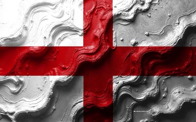 bandera de génova, 4k, textura de onda de piedra, banderas de ciudades italianas, bandera de génova 3d, italia, bandera de la ciudad de génova, génova