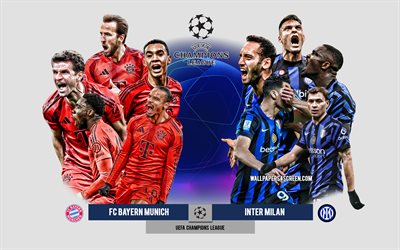 fc bayern munich vs inter milan, 2025, 4k, 2025 uefa champions league, fc bayern munich, inter milan, match de football, bayern munich vs inter milan, football, ligue des champions, uefa, match d'aperçu, bayern munich vs interazionale