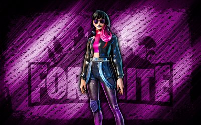 eclipse dawn fortnite, 4k, fondo diagonal púrpura, arte grune, fortnita, obra de arte, piel del amanecer de eclipse, personajes de fortnite, eclipse amanecer, piel de amanecer de fortnite eclipse