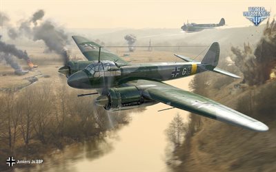 Savaş Uçaklarının Alman asilzadesi Ju 88P, Luftwaffe, WoWP, Dünya