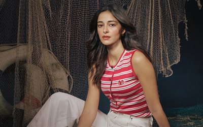 アナンヤ・パンデー, 4k, 肖像画, インドの女優, 写真撮影, ボリウッド, インドのファッションモデル, 美しい女性たち, アナンヤ・パンデーの写真撮影