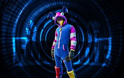 nap capn fortnite, 4k, blå spiral bakgrund, fortnite, kreativ, nap capn skin, fortnite nap capn skin, tupplur capn, fortnite karaktärer
