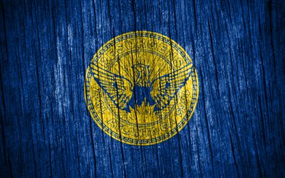 4k, bandiera di atlanta, città americane, giorno di atlanta, usa, bandiere di struttura in legno, atlanta, stato della georgia, città della georgia, città degli stati uniti, georgia