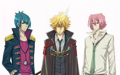 katekyo hitman reborn, daemon spade, tsunayoshi sawada, yeniden doğmuş karakterler, japon manga, anime karakterleri