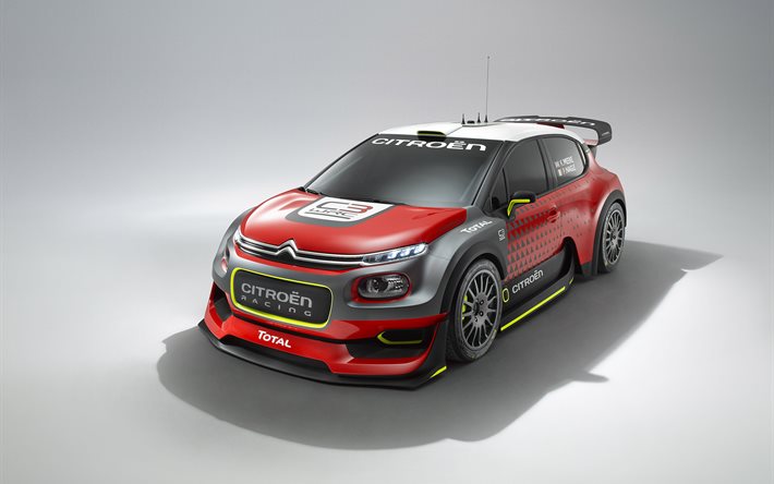 Citroen C3 WRC Concept, voitures de course, 2016, studio