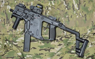 submachine gun, weapons, super v, kriss vector, camouflage