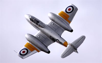 flight, fighter, gloster meteor, the gloster meteor