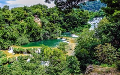 plitvice lakes, waterfall, croatia, plitvicka jezera
