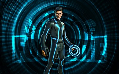 प्रॉक्सी फ़ोर्टनाइट, 4k, नीली सर्पिल पृष्ठभूमि, fortnite, रचनात्मक, प्रॉक्सी त्वचा, फ़ोर्टनाइट प्रॉक्सी त्वचा, प्रतिनिधि, फ़ोर्टनाइट पात्र