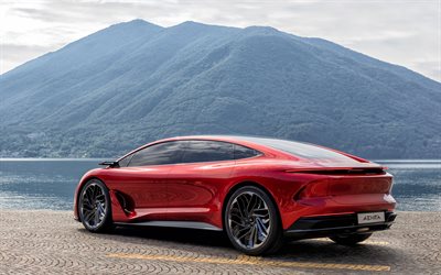 4k, aehra limousine, rückansicht, 2023 autos, zukünftige autos, luxusautos, 2023 aeha limousine, italienische autos, aehra