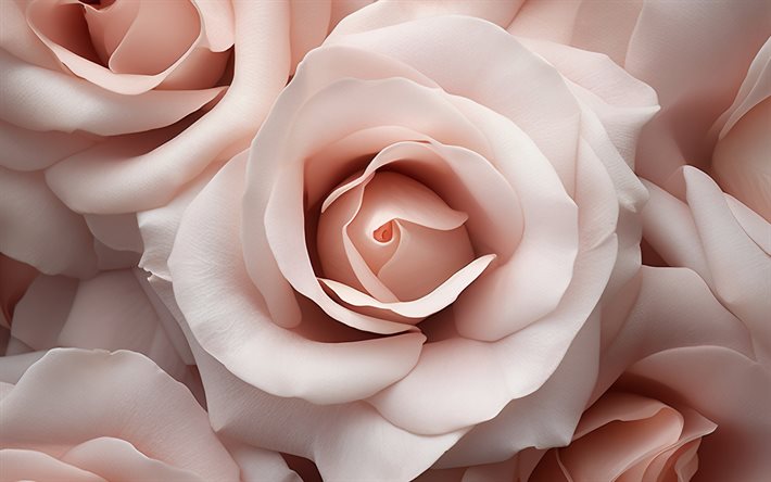 rose 3d rosa, 4k, opera d'arte, motivi floreali 3d, sfondi floreali, fiori 3d rosa, creativo, fiori 3d, fiori rosa, sfondo con fiori, sfondi floreali rosa