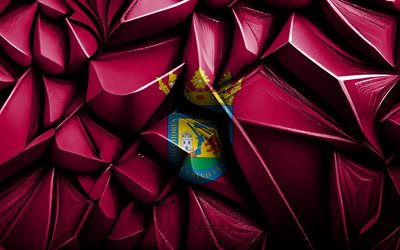 bandera de álava, 4k, textura creativa 3d, bandera 3d de álava, provincias españolas, españa, provincia de álava, arte 3d, bandera de la provincia de álava, álava