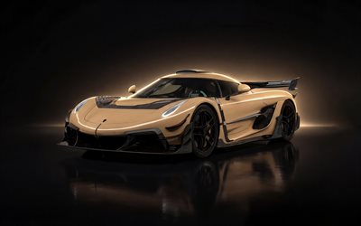 2026, koenigsegg jesko, mansory, 4k, extérieur, vue de face, ensemble aérodynamique en fibre de carbone, réglage du koenigsegg jesko, koenigsegg jesko marron, supercars suédoises, kœnigsegg